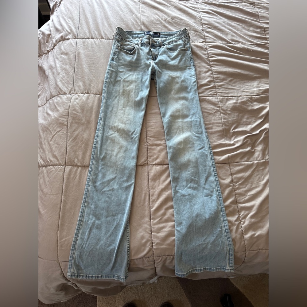Hollister Flared Skinny Jeans Light Wash Size W 26 & L 32